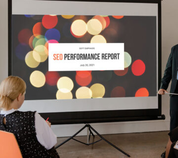 SEO Performance Report Presentation